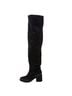 Free People 100% Suede Solid Black Boots Size 10 - photo 3