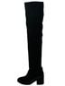 Free People 100% Suede Solid Black Boots Size 10 - photo 7