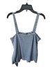 MNG Stripes Blue White Sleeveless Blouse Size XS - photo 1