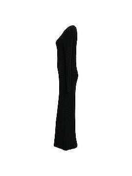 Totême Totême Ribbed-Knit Maxi Dress in Black Wool (view 2)