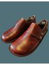 Alegria 100% Leather Solid Brown Heels Size 11 1/2 - photo 6