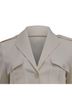 Theory 100% Wool Ivory Theory Button-Down Cropped Jacket in White Wool Size 6 - photo 2