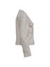 Theory 100% Wool Ivory Theory Button-Down Cropped Jacket in White Wool Size 6 - photo 3