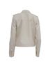 Theory 100% Wool Ivory Theory Button-Down Cropped Jacket in White Wool Size 6 - photo 4
