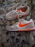Nike White Orange Sneakers Size 7 - photo 3