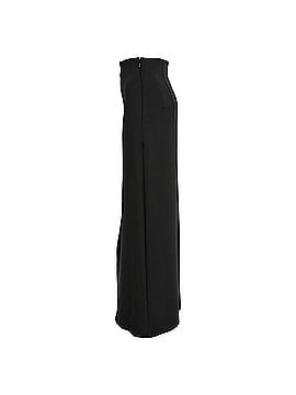 Max Mara Max Mara Leisure Slit Maxi Skirt in Black Polyester (view 2)