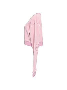 Loewe Loewe Anagram Cut Out Sweatshirt in Pink Cotton (view 2)