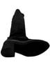 Free People 100% Suede Solid Black Boots Size 10 - photo 13