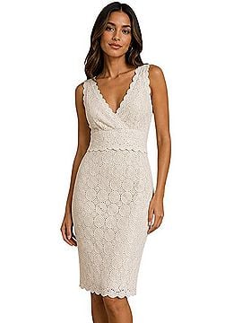 Kay Unger Eyelet Lace  Casual Dress (view 2)