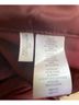 Calvin Klein 100% Faux Suede Solid Red Burgundy Gold Jacket Size M - photo 5