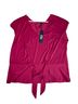 Lily Red Short Sleeve Blouse Size 1X - photo 1