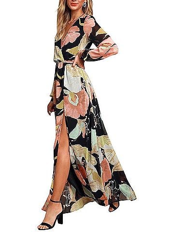 Lulus Wondrous Water Lilies Casual Dress (view 1)