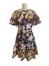 Milly 100% Polyester Floral Multi Color Cocktail Dress Size 6 - photo 3