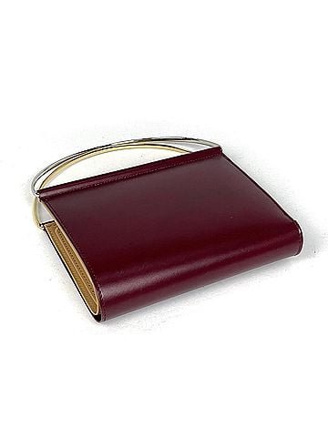 Cartier Cartier Trinity Wallet Leather Handbag with Logo, Bordeaux, for Women (view 2)
