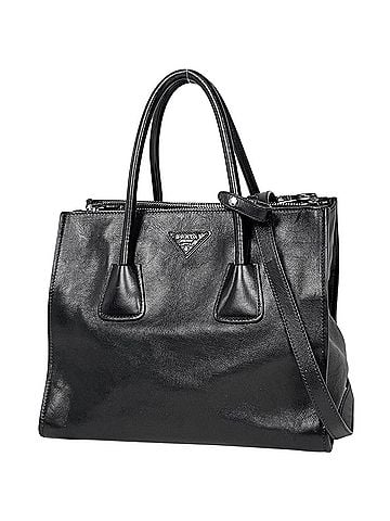 Prada Prada PRADA Logo Plate Tote Bag 2-Way Leather Nero (Black) BN2619 Women's (view 1)