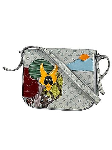 Louis Vuitton Louis Vuitton Contes de Fées Musette Shoulder Bag, Monogram Mini, Grey Multicolor, M92279, Women's (view 1)