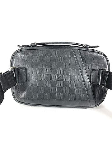 Louis Vuitton LOUIS VUITTON N41288 Damier Infini Ambrelle 2-Way Handbag, Belt Bag, Body Leather, Men's and Women's, Onyx Black (view 2)