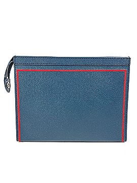 Louis Vuitton LOUIS VUITTON M63394 Taiga Pochette Voyage Bag, Handbag, Pouch, Bicolor, Second Leather, Men's, Women's, Navy (view 2)