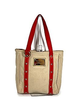 Louis Vuitton LOUIS VUITTON M40035 Antigua Cabas MM Tote Bag Shoulder Canvas Men's Women's Beige (view 1)