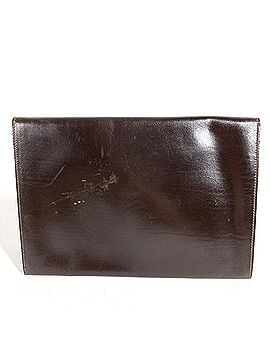 Hermès HERMES H-logo Vintage Pochette Rio Clutch Bag, Handbag, Pouch, Second Leather, Women's, Brown (view 2)
