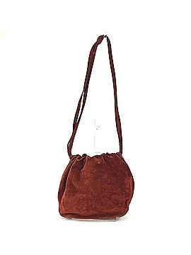 Chanel CHANEL Vintage Logo Drawstring Bag, Shoulder Handbag, Suede, Men's &amp; Women's, Red (view 2)