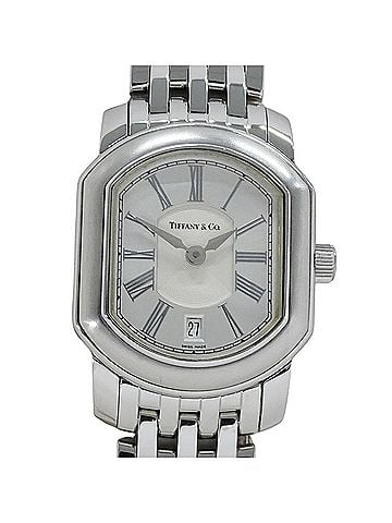 Tiffany & Co. Tiffany &amp; Co. Women's Watch, Mark Coupe Date, Quartz, Stainless Steel (SS), 17093355, Silver (view 2)