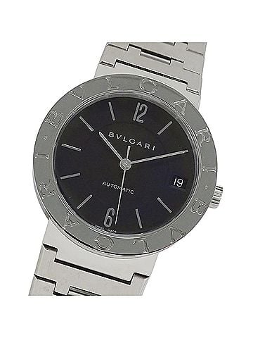 Bvlgari Bulgari BVLGARI Boys' Watch, Brand: Date Automatic AT Stainless Steel SS BB33SS Silver Black (view 1)