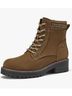 Verda 100% Leather Brown Ankle Boots Size 8 - photo 4