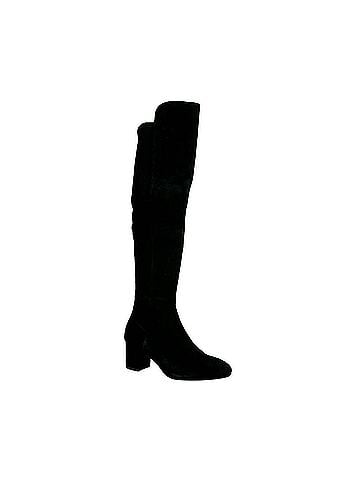 Stuart Weitzman Black Suede Knee High Boots (40 EU / 9.5 B US) (view 2)