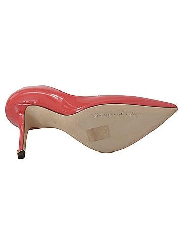 Dolce & Gabbana Dark Pink Patent Leather Heels Women's Pumps (view 2)