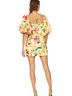 PatBO 100% Polyester Floral Yellow Pink Cocktail Dress Size 2 - photo 2