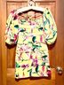 PatBO 100% Polyester Floral Yellow Pink Cocktail Dress Size 2 - photo 6