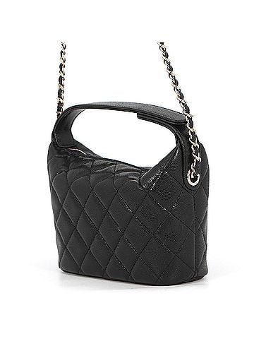 Chanel Chanel handbag, Coco Mark, Matelassé, caviar leather, AP4747, CHANEL 2-way chain shoulder bag, black. (view 2)
