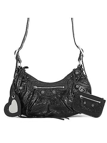 Balenciaga Balenciaga Shoulder Bag Le Cagol Small Arena Lambskin 671307 BALENCIAGA Black Handbag (view 1)