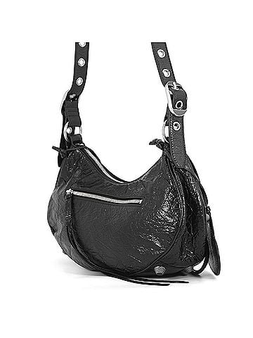 Balenciaga Balenciaga Shoulder Bag Le Cagol Small Arena Lambskin 671307 BALENCIAGA Black Handbag (view 2)