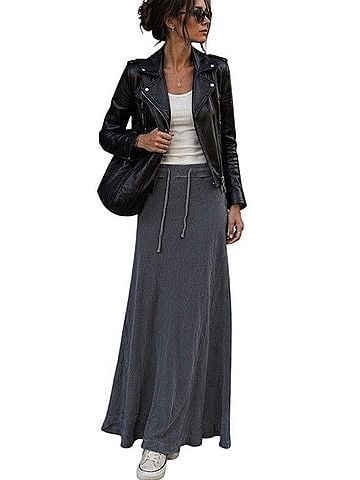 James Perse slub pull on Casual Skirt (view 1)