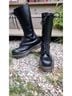 Dr. Martens 100% Leather Black Boots Size 8 - photo 12