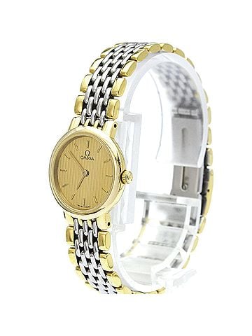 Omega OMEGA De Ville Quartz Gold Plated Quartz Ladies Watch 795.0897 (view 2)