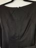 Talbots 70% Viscose 30% Cotton 100% Polyester Solid Black Cocktail Dress Size 16 - photo 7