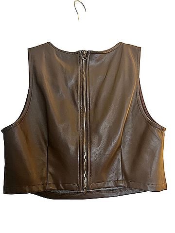 Kirious Faux Leather Top (view 2)