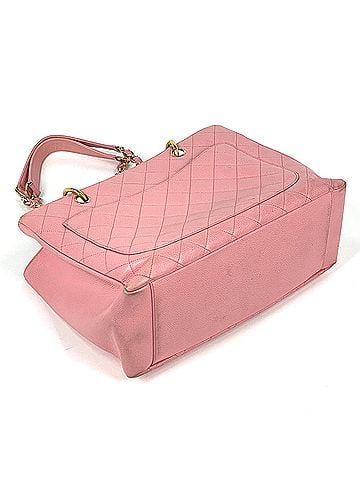 Chanel Chanel Coco Mark Chain Tote Bag Shoulder Matelassé GST Caviar Skin Pink A50995 Women's (view 2)