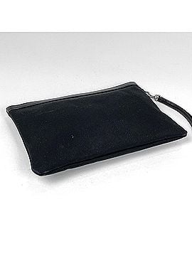 Saint Laurent Saint Laurent Rive Gauche Clutch Bag, Canvas, Black, 581369, Women's (view 2)