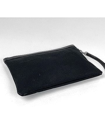 Saint Laurent Saint Laurent Rive Gauche Clutch Bag, Canvas, Black, 581369, Women's (view 2)