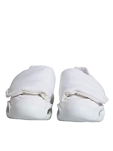 Dolce & Gabbana White Padded Fabric Low Top Sneakers Women's Shoes (view 2)