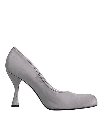 Dolce & Gabbana Gray Suede Leather High Heel Pumps Women's Shoes (view 1)