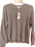 Michael Kors Solid Gray Black Cashmere Pullover Sweater Size S - photo 4