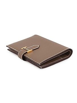 Hermès Hermes Bearn Compact Bi-fold Wallet, Etoupe, Veau Madame, K stamp, HERMES WALLET (view 2)