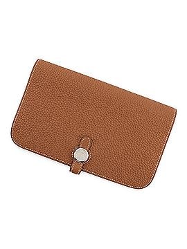 Hermès Hermes Dogon GM Duo Gold Togo Leather Long Wallet (K Stamp) HERMES WALLET (view 1)