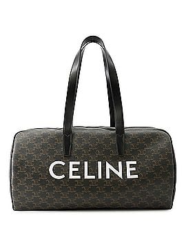 Céline Celine Boston bag, Triomphe leather, 113852BZK, handbag, (view 1)