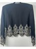 Double D Ranch 100% Rayon Black Jacket Size M - photo 4